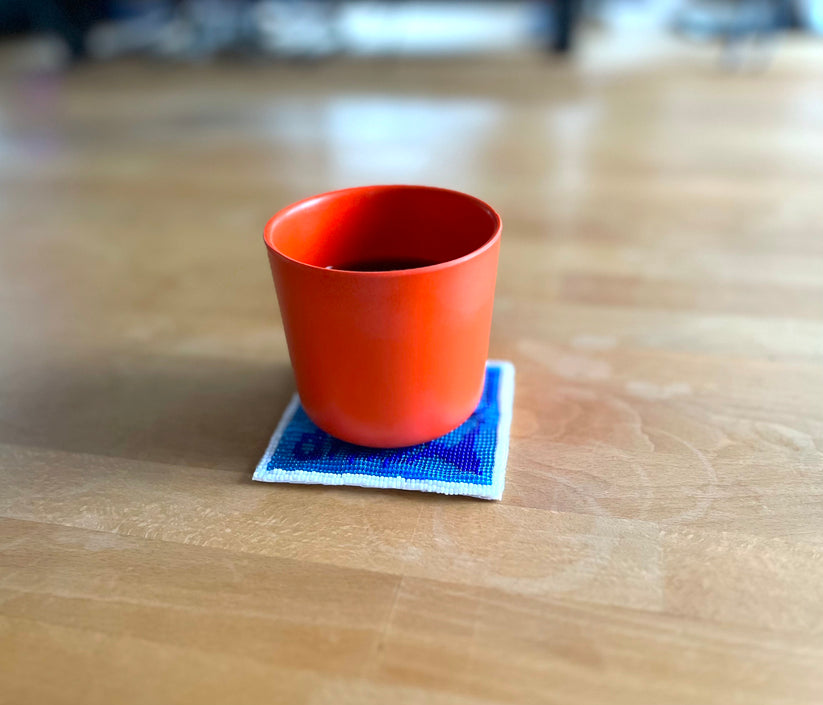 BYWU x mekico BEAD COASTERS