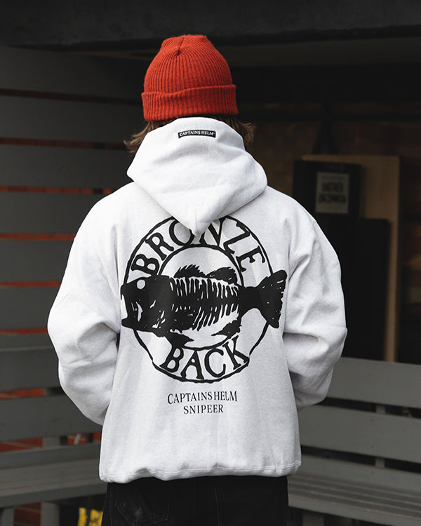 SNIPEER x CAPTAINS HELM x BYWU BRONZE BACK COMFY HOODIE