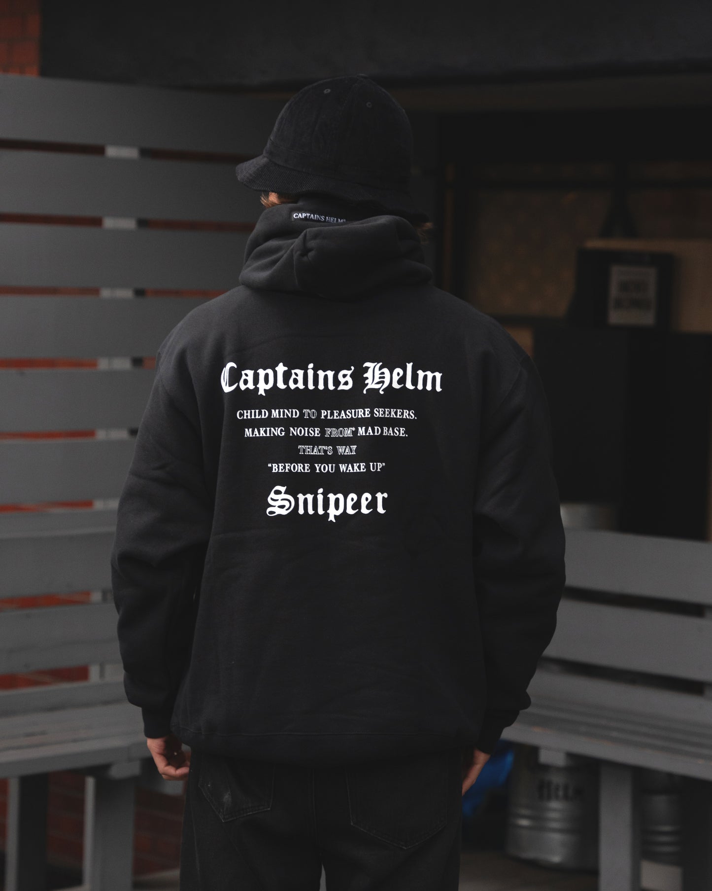 SNIPEER x CAPTAINS HELM x BYWU 100% STREET ANGLER COMFY HOODIE