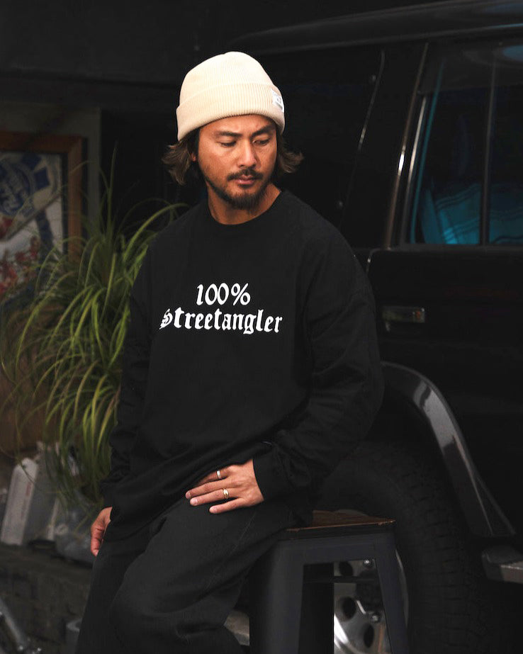 SNIPEER x CAPTAINS HELM x BYWU 100% STREET ANGLER WIDE L/S TEE