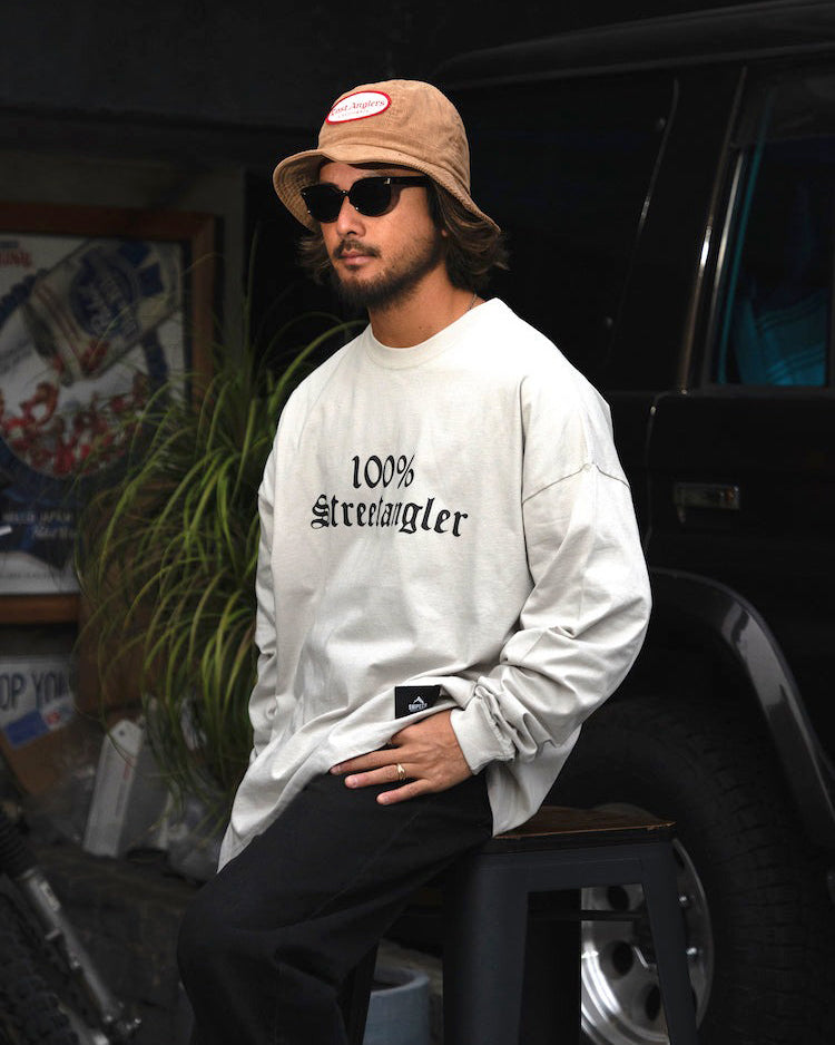 SNIPEER x CAPTAINS HELM x BYWU 100% STREET ANGLER WIDE L/S TEE