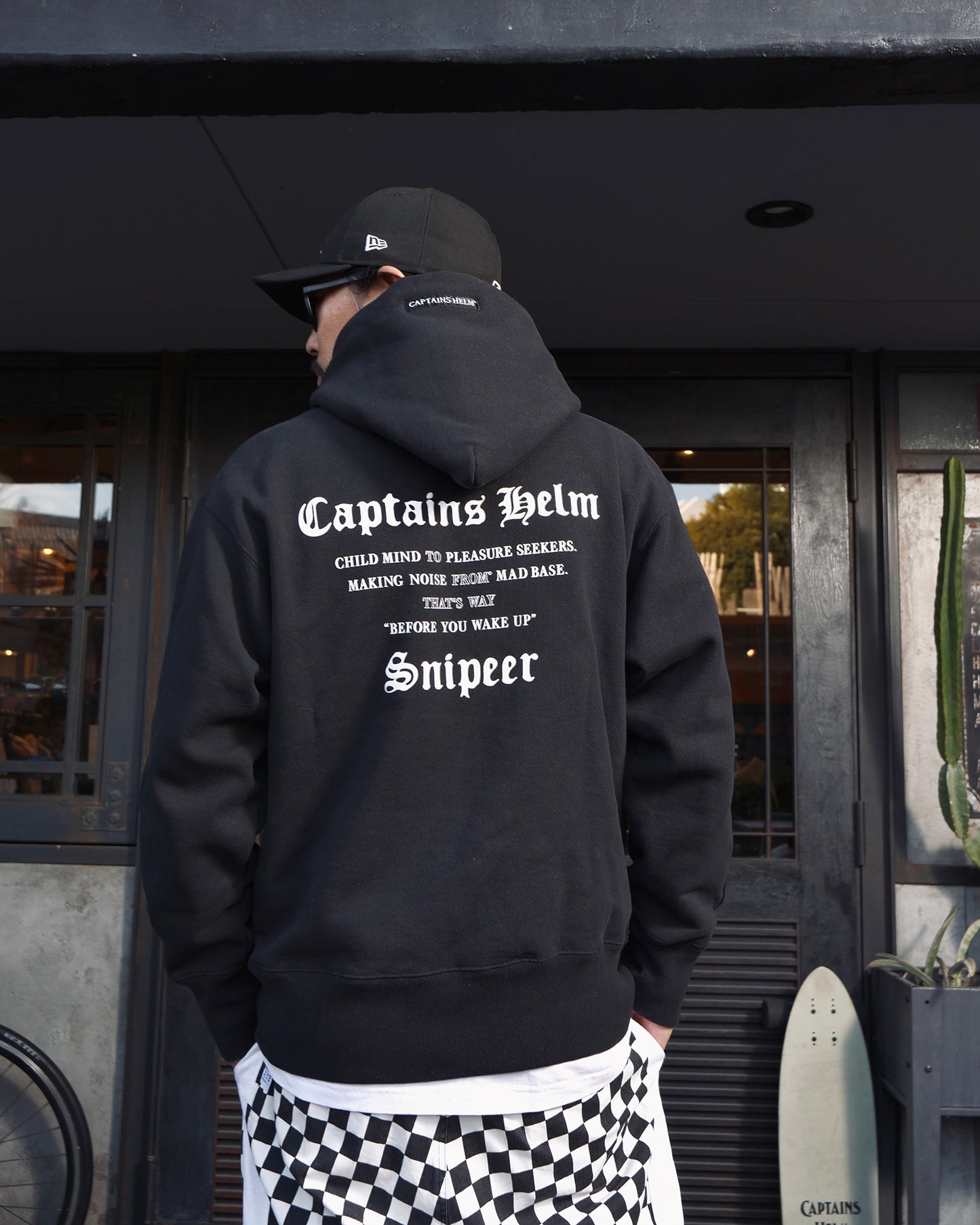 SNIPEER x CAPTAINS HELM x BYWU 100% STREET ANGLER COMFY HOODIE
